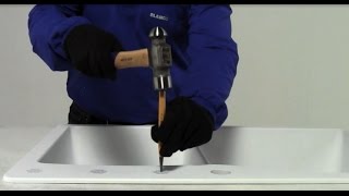 How to punch a faucet hole in a SILGRANIT® sink | 5 easy steps