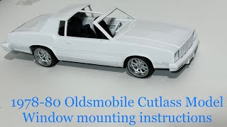 78-80 Oldsmobile Cutlass model window kit.