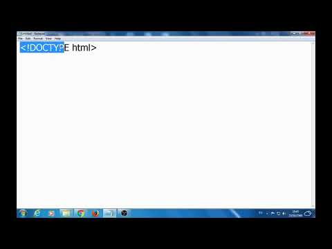 โครงสร้างของภาษา HTML