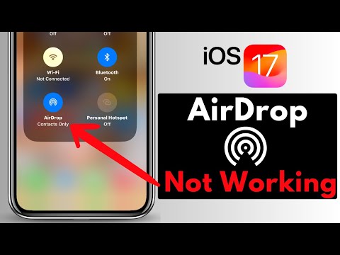 How To Fix AirDrop Not Working on iPhone After iOS 17 Update | AirDrop Problem on iOS 17