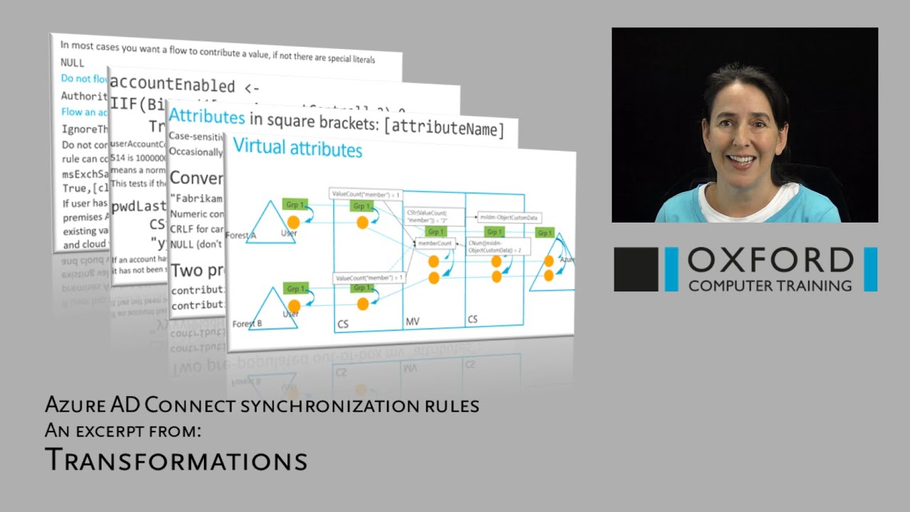 Azure AD Connect synchronization rules - Transformations # ...
