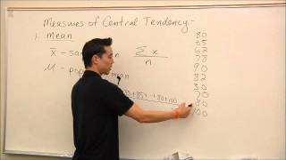 Lecture #4 Measures of Central Tendency