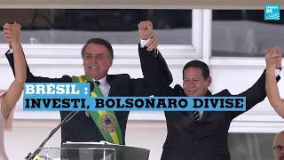 Les Brésiliens divisés après l'investiture de Jair Bolsonaro