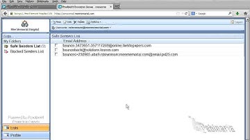 ProofPoint - managing your spam