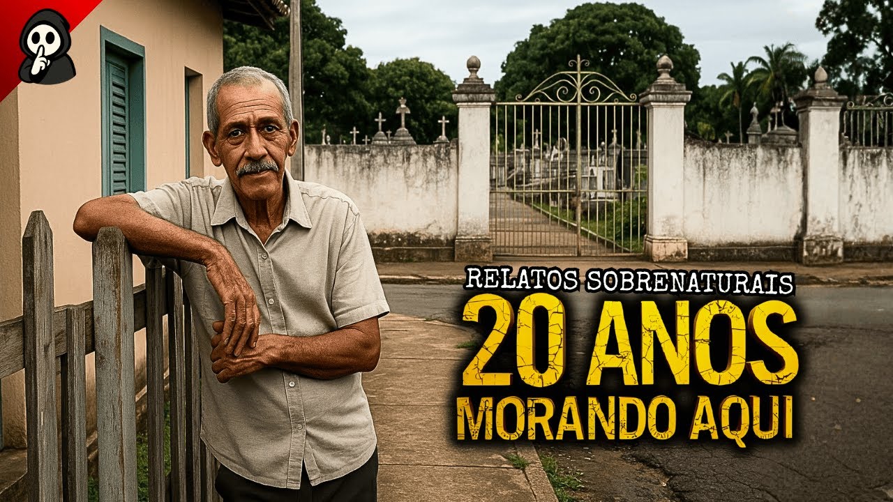 CONTO TUDO QUE VIVI EM MAIS DE 20 ANOS MORANDO NO CEMITÉRIO | 5 RELATOS DE TERROR