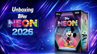 2026 Topps Disney NEON Value Box Opening | Neon Parallels, Inserts &amp; Hits!