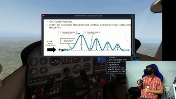 Pattern H with X-Plane virtual instructor flight simulator