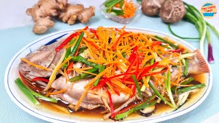 Delicious Sizzling Steamed Fish by Home Cooking with Somjit 533 views 3 months ago 3 minutes, 54 seconds