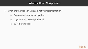 React Native in 7 Steps :  Understanding React Navigation | packtpub.com
