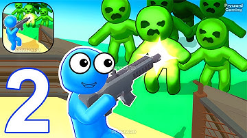 Zombie Apocalypse - Save World - Gameplay Walkthrough Part 2 Stickman Fight For America