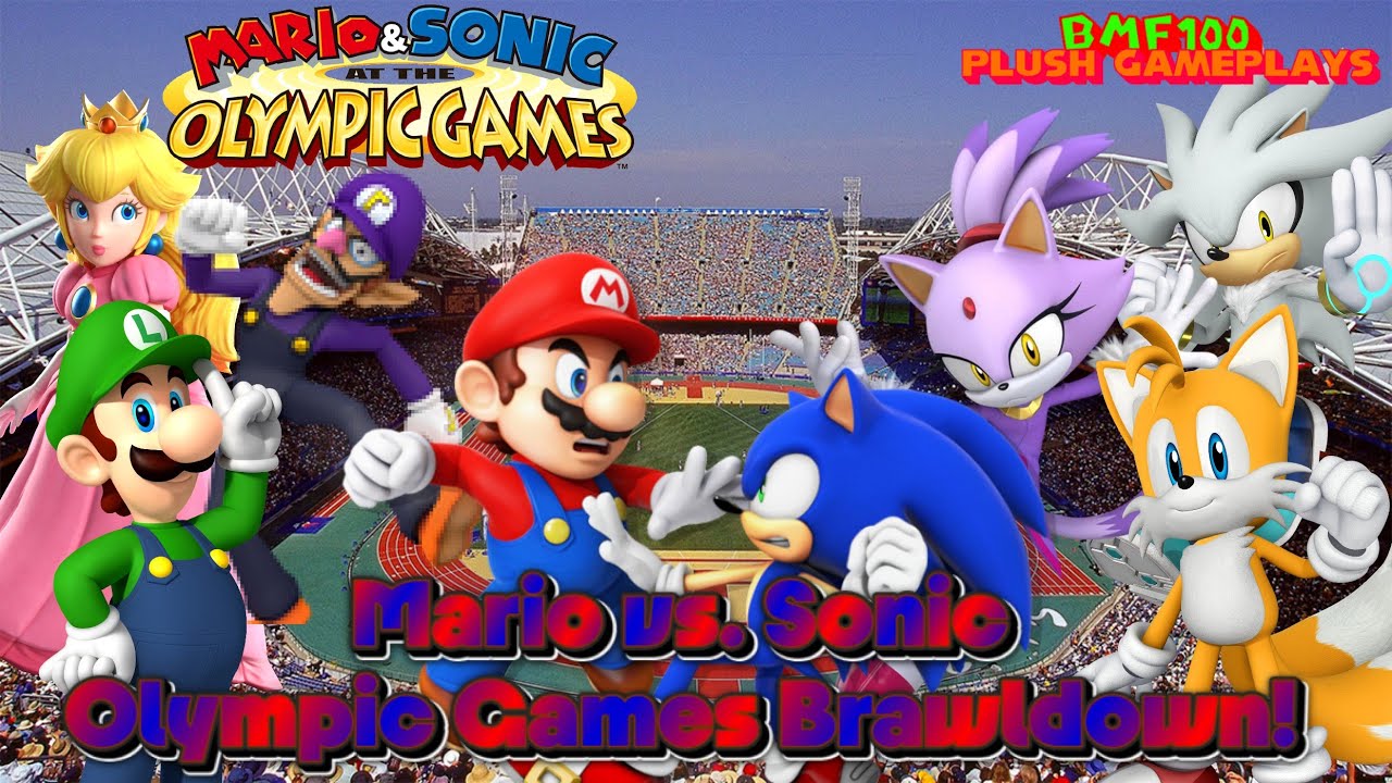 BMF100 Plush Gameplays: They Settle it! Mario vs. Sonic Olympic Games Events Brawldown!
