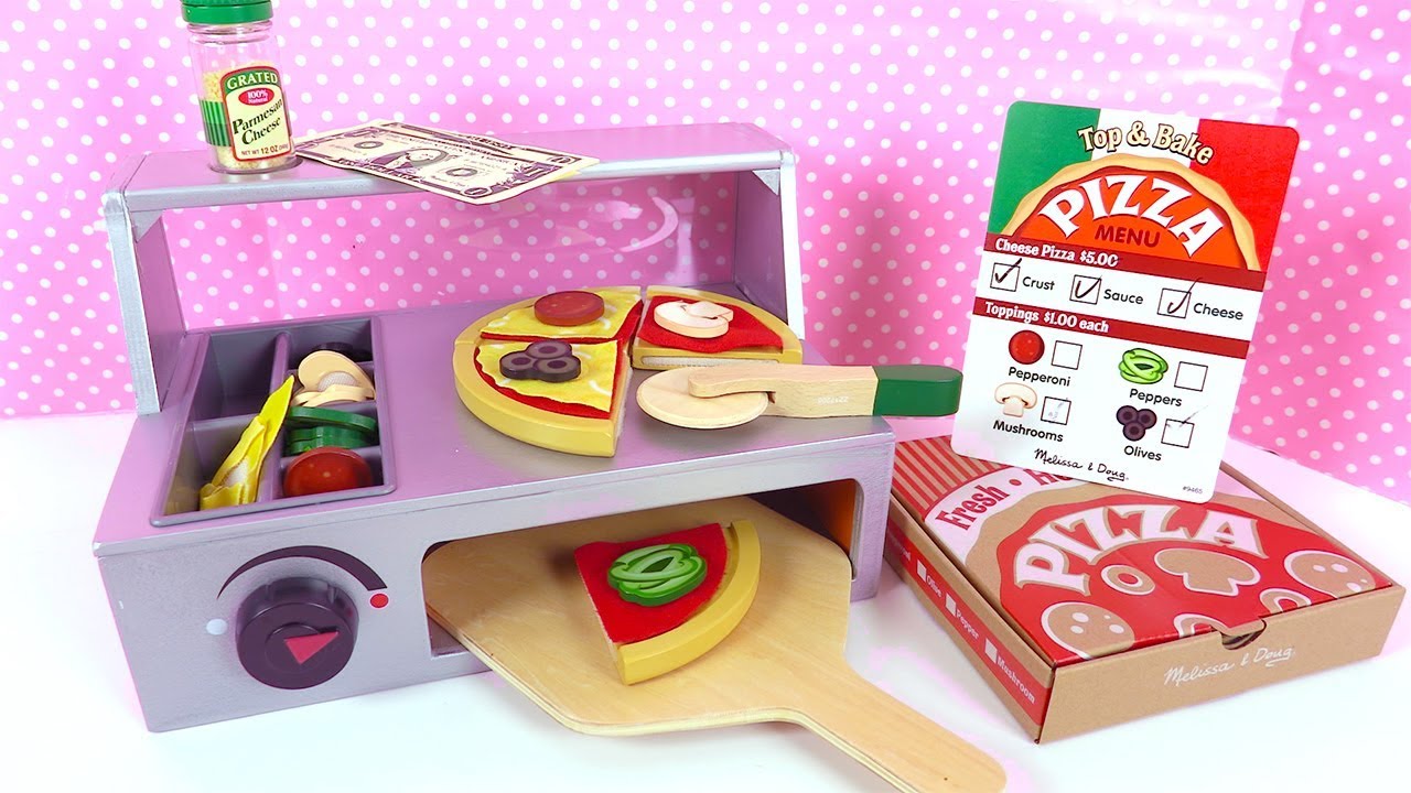 Jeu d'imitation - MELISSA & DOUG - Pizza En Bois - Bois - Beige - A partir  de 3 ans - Cdiscount Jeux - Jouets