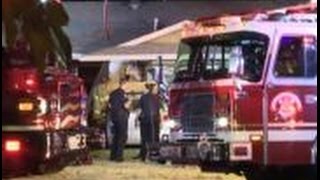 Raw: Chase Suspect Crashes Into Home In Sacramento