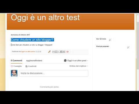 Video: Come Eliminare Un Blog