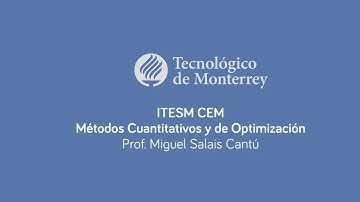 Solución de Modelos de Programación Lineal (QM for Windows)