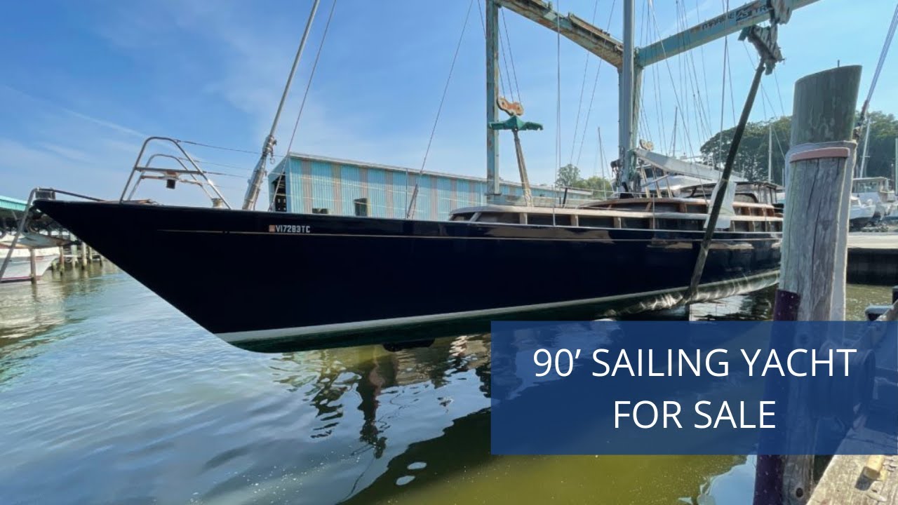 90’ Sailing Yacht For Sale | Harbor Shoppers