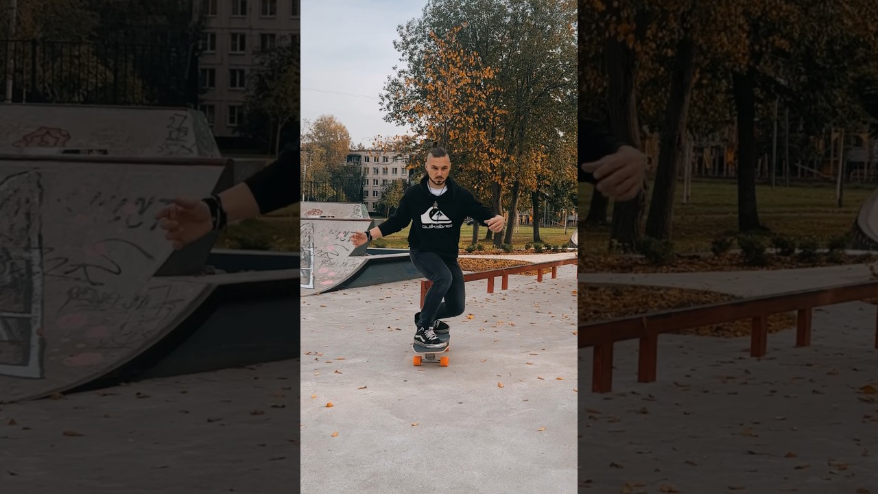 Как на сёрфскейте развернуться на 180. #уроки #surfskate - YouTube