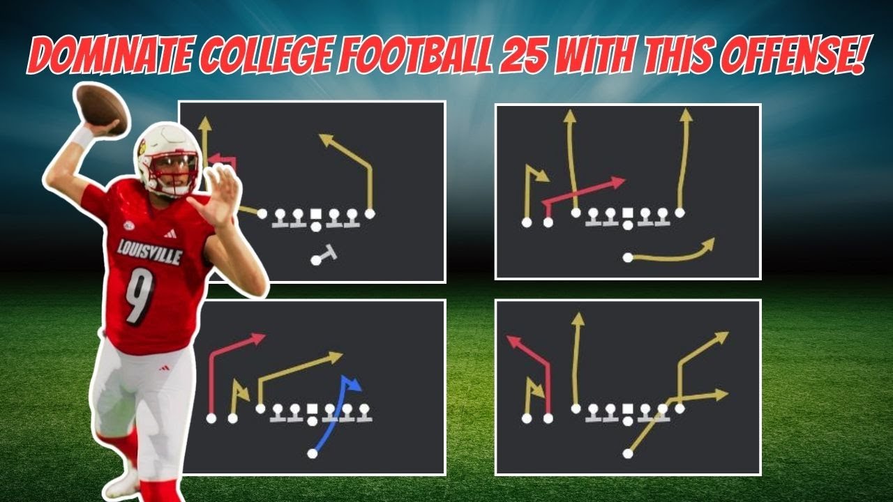DOMINATE College football 25 with this offensive scheme! - YouTube