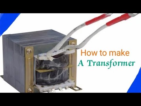 How to make a stap up transformer at home made #diy#technology - YouTube