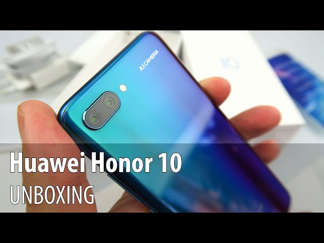 Huawei Honor 10 Unboxing (Flagship Specced Midrange Phone)