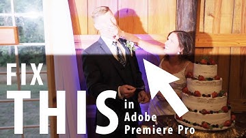 EASILY remove FLASH from WEDDING VIDEOS