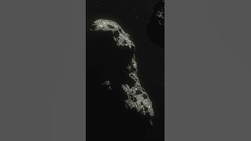 Red Rising Asteroid Mine #shorts #space #ue5 #asteroid #spaceship