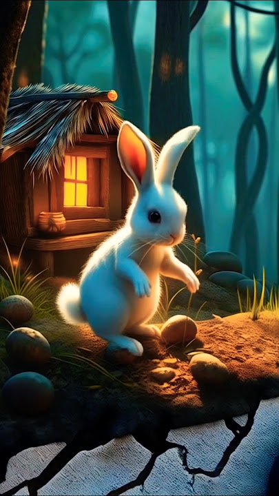 A terrible fire is breaking out in the rabbit's house.# #RabbitRescue #CuteAnimals #AnimalRescue