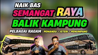 JAKA HANTAR PENUMPANG KE KAMPUNG HALAMAN DENGAN BAS D3 DUA TINGKAT 'PANCARAN MATAHARI' HAPPY !- ETS2