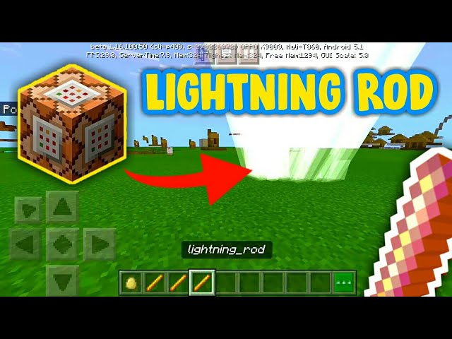 How to make a lightning stick in minecraft | lestblog