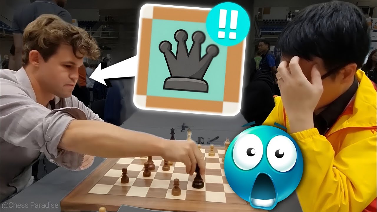 MAGNUS CARLSEN SACRIFICE HIS QUEEN!!!