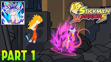 Stickman Warriors - Super Dragon Shadow Fight Gameplay Walkthrough Part 1 (Android, iOS)