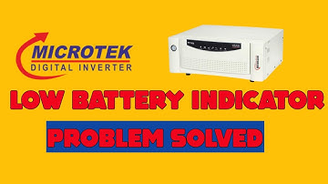 Microtek inverter low battery indicator problem solution || Sharma electronics