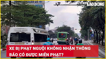 Xe bị phạt nguội không nhận thông báo có được miễn phạt?| Báo Lao Động