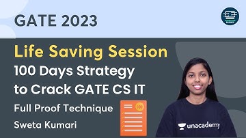 100 Days Strategy to Crack GATE CS IT | Full Proof Technique | Target AIR under 500 | Sweta Kumari