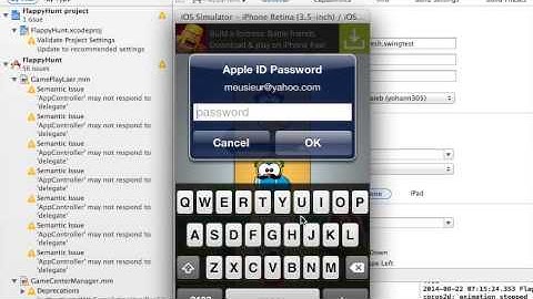 Swing Copters Source Code clone iOS In-App Purchases Template Remove Ads Setup