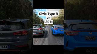 Drag Race: Honda Civic Type R vs Hyundai i30 N (manual vs manual) @drivingenthusiastaustralia