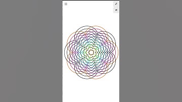 Ranuncoloid - Animation- Desmos| ASMR| Flower |Parametric| Graphing Calculator|