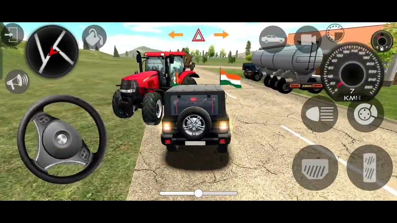 Modified Mahindra Thar😈Games:Indian Thar (Gadi Wala Games) Car Game Android Game - Android Gameplay