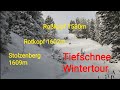 Stolzenberg und Roßkopf mit viel viel Schnee leichte Bergtour