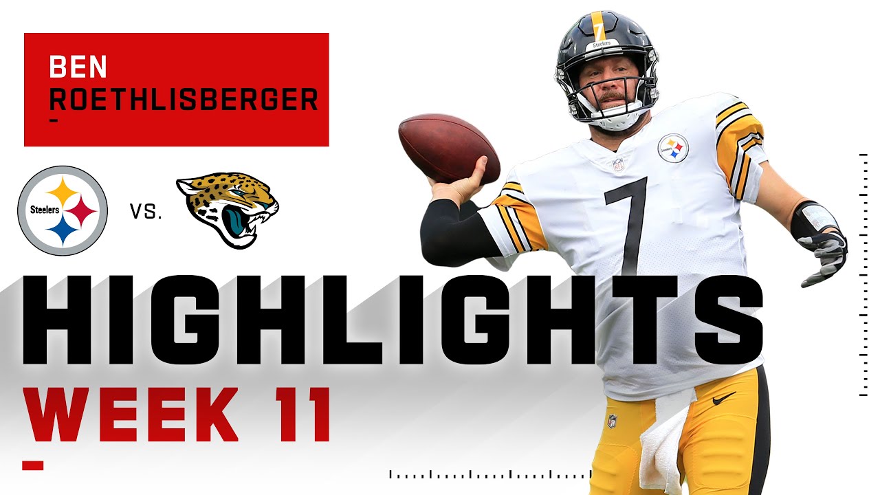 Nautisk ekstremister Susteen Ben Roethlisberger Highlights vs. Jaguars | NFL 2020 - YouTube