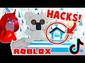 Building A Mansion Using TIK TOK Hacks In Adopt Me! (Roblox)