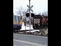 Two Powerful American Trains on the Same Track 😱🚂 Dangerous Railway Moment 🔥#amarica #train