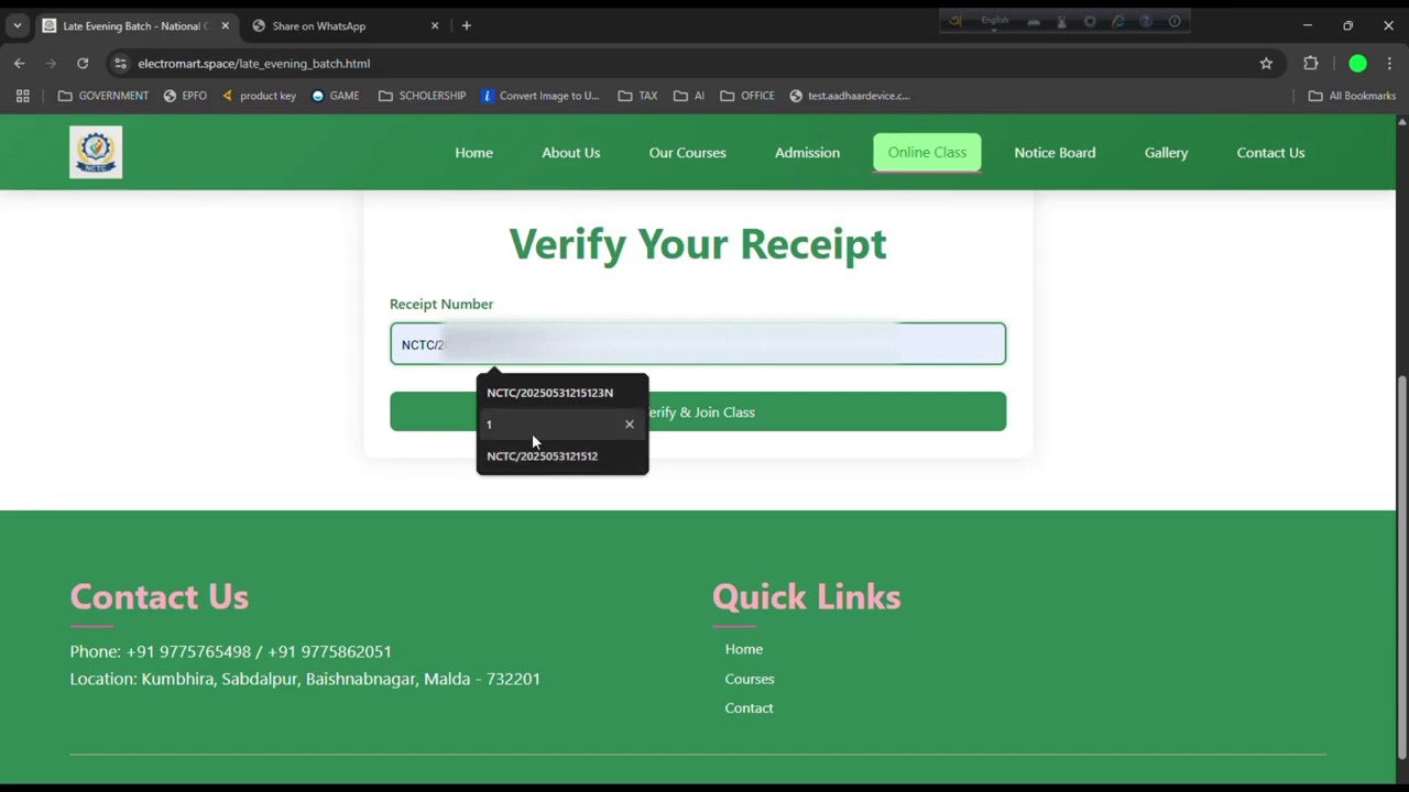 NATIONAL COMPUTER TRAINING CENTRE | ELECTROMART.SPACE WEBSITE REVEW