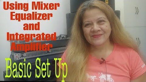 Kevler Gx7ub Integrated Amplifier, Mixer and Equalizer Basic Set Up