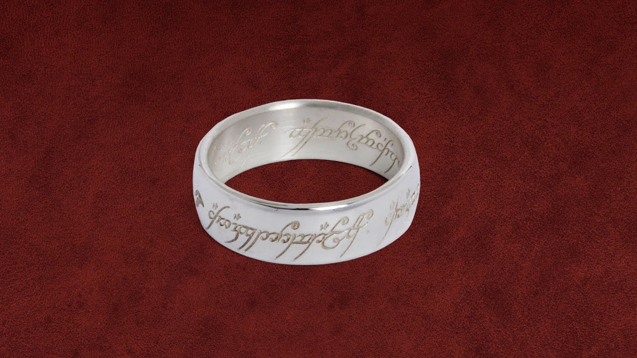 Der Herr Der Ringe Ring Silber Youtube