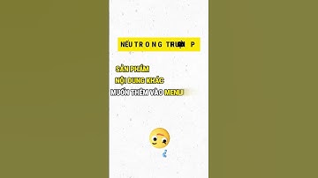 Tạo menu WordPress P2