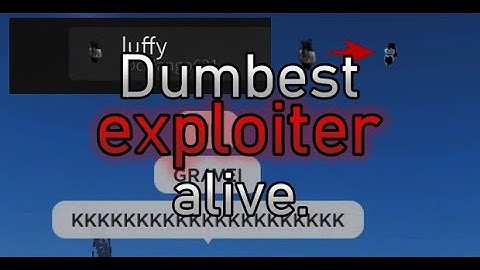 [YBA] Exploiters are way too dumb.