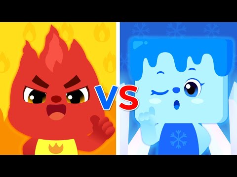 Hot vs Cool 🥶️🥵️| Kids Songs & Nursery Rhymes | Kids Fun Song | Lotty Friends