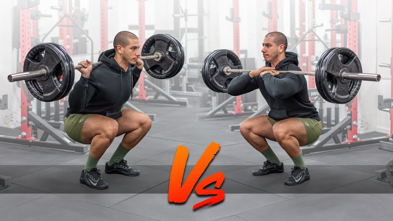 Le SQUAT pour les CUISSES, c'est mauvais ? (SQUAT vs FRONT SQUAT)