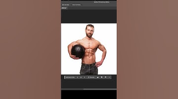 Build body in Photoshop 💪🔥#shorts #generative ai